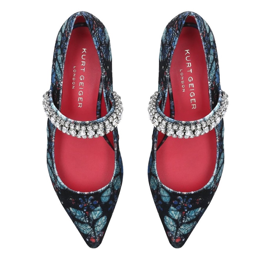 Kurt Geiger London - Patterned Kingly Slip-On. Uk Size 39. Us 8.